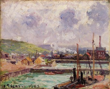 Vista de las cuencas Duquesne y Berrigny en Dieppe 1902 Camille Pissarro Pinturas al óleo